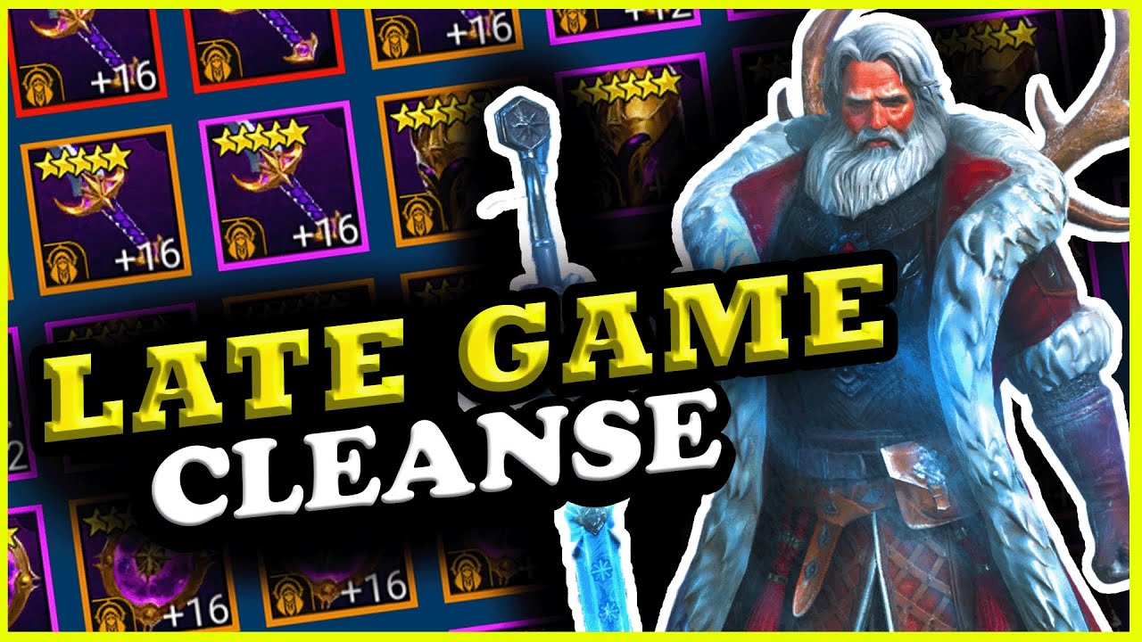 Late Game Gear Cleanse Guide!!  | RAID: Shadow Legends