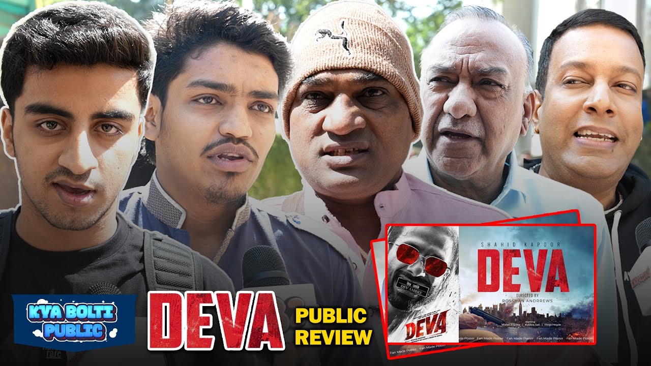 DEVA Movie FIRST DAY FIRST SHOW | Public Review I Shahid Kapoor | Pooja Hegde