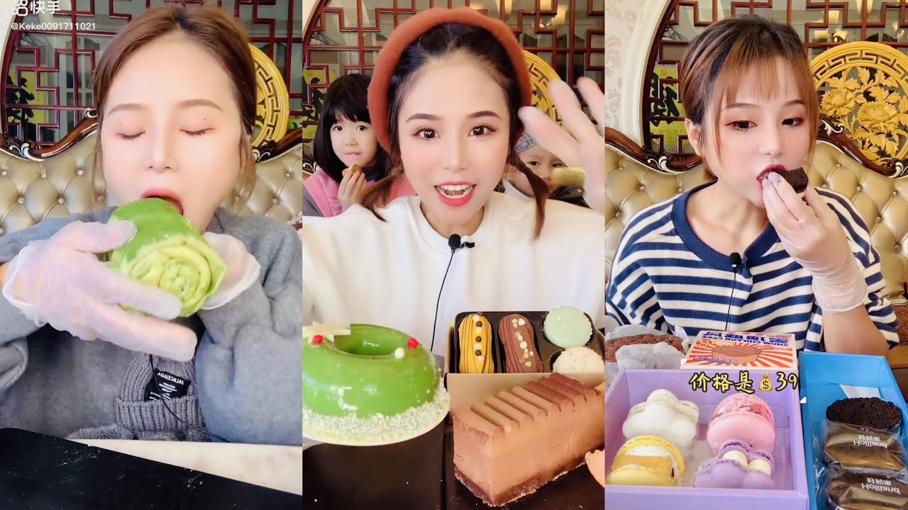 ASMR 22 Minutes Special of Keke0091711021 Eating ASSORTED DESSERTS Mukbang |먹방 | 饮食表演