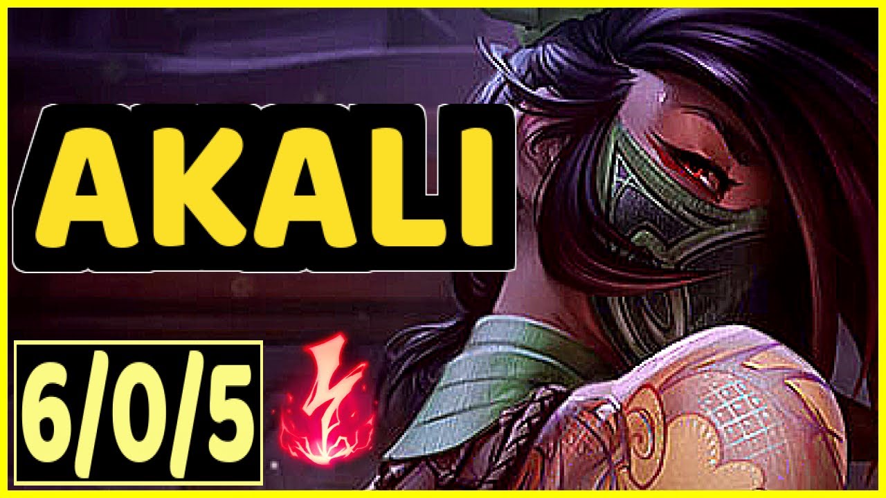AKALI VS VEIGAR - 6/0/5 KDA MID GAMEPLAY DIAMOND I