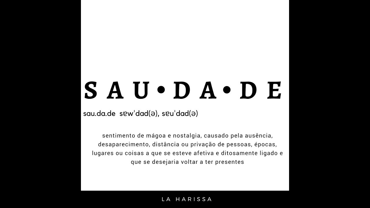 La Harissa - Saudade