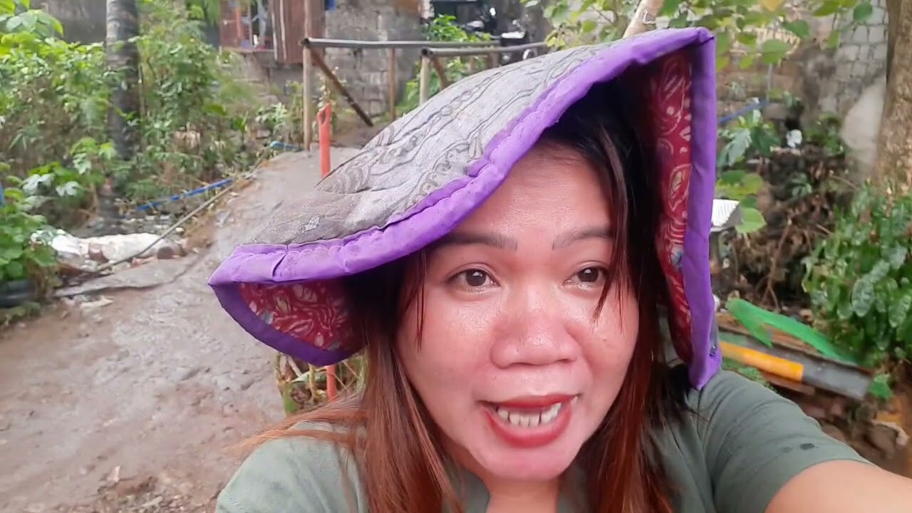 LAKAS NA NG ULAN KAYA INIWAN KONA SI KUYA JJ SA TAAS NG BUBONG 