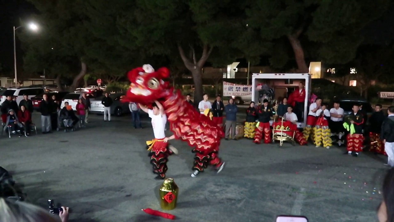 Yun Yee Tong USA 美國加州周舘仁義堂傳統功夫學院 - Drunken Lion Routine