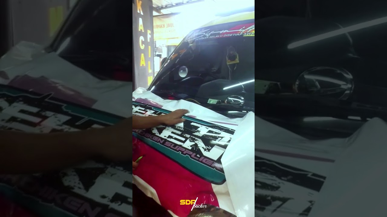MOBIL PICK UP ? EMNG BISA DI PASANG STICKER CUSTOM.