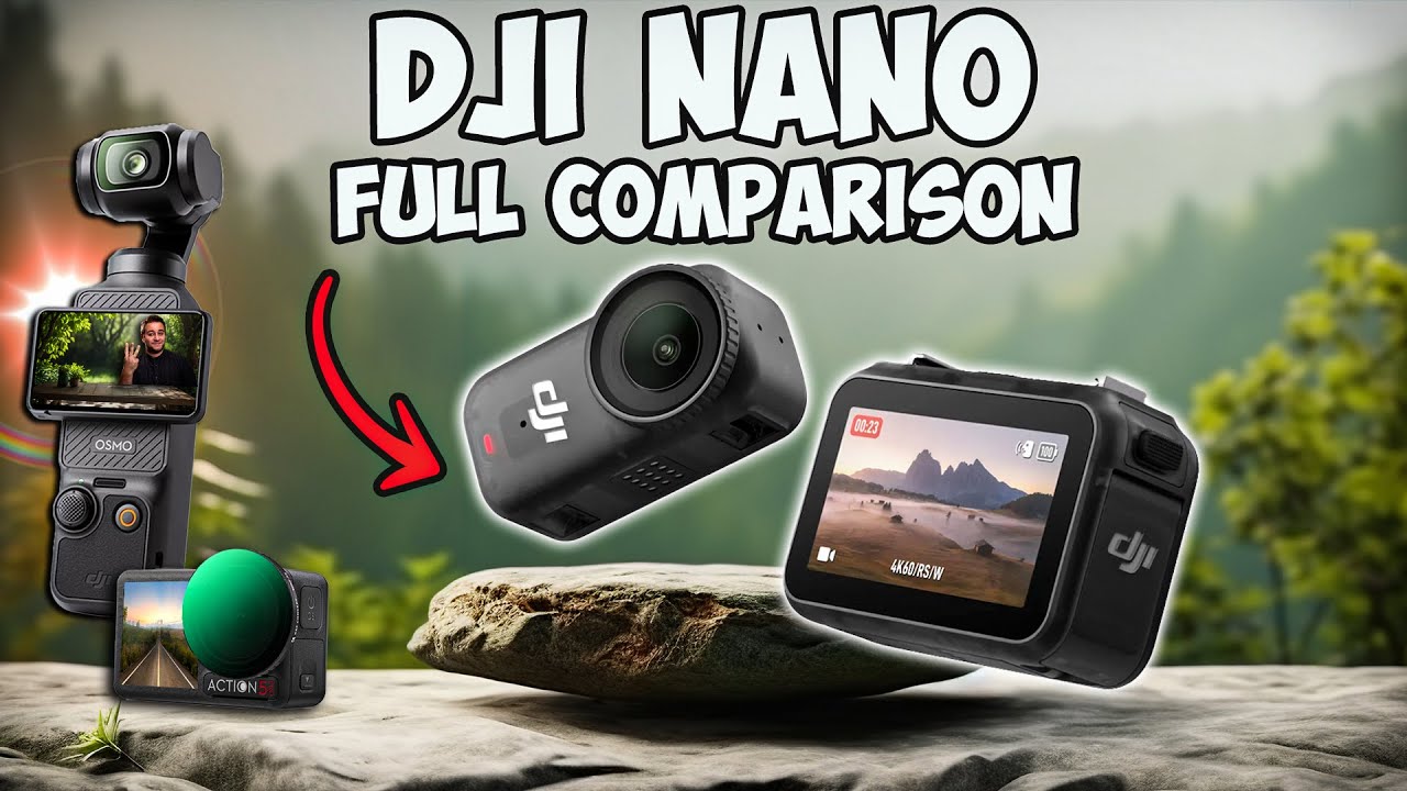 DJI OSMO Nano, Action 5 Pro и Pocket 3 — какая камера DJI стоит того?