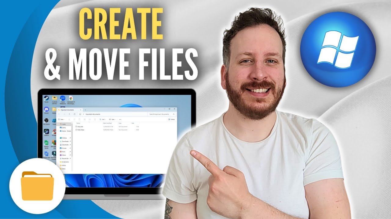 How To Create Folders and Move Files Into Folders