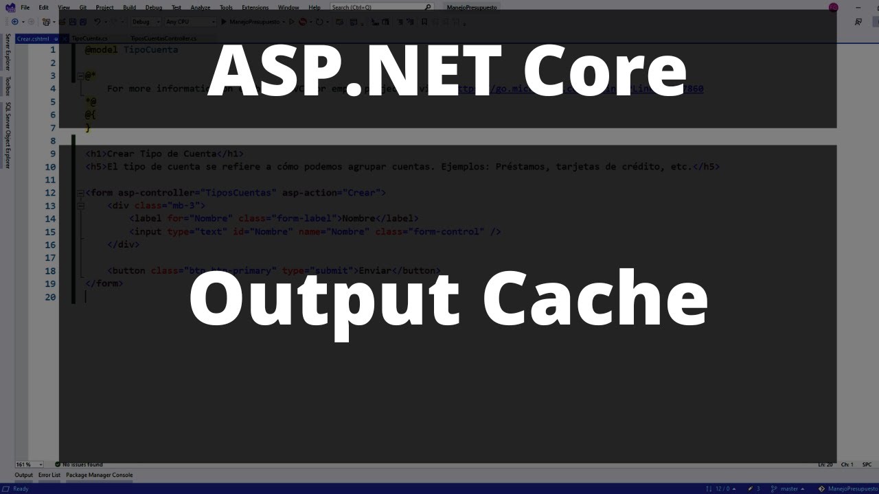 Introduction to OutputCache - Faster ASP.NET Core Apps - .NET 7