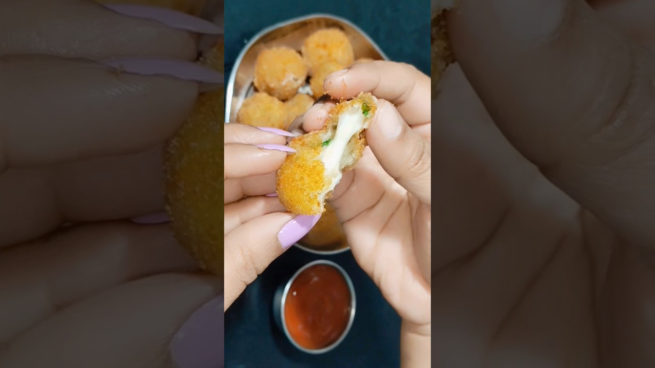 Crispy Potato Cheese Balls Recipe 😋