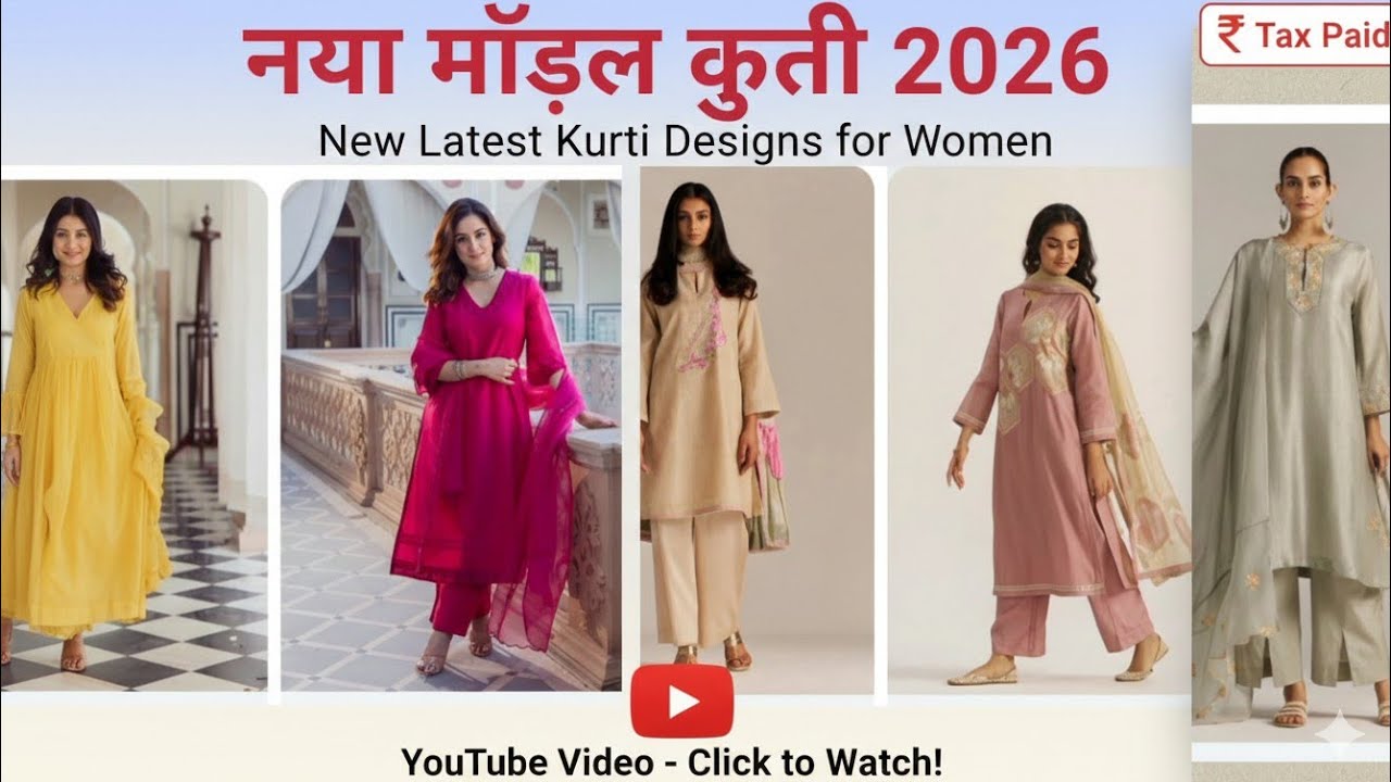 2026 Ke Sabse Naye Kurti Designs | Designer Kurtis for Women | Kurti Haul & Styling