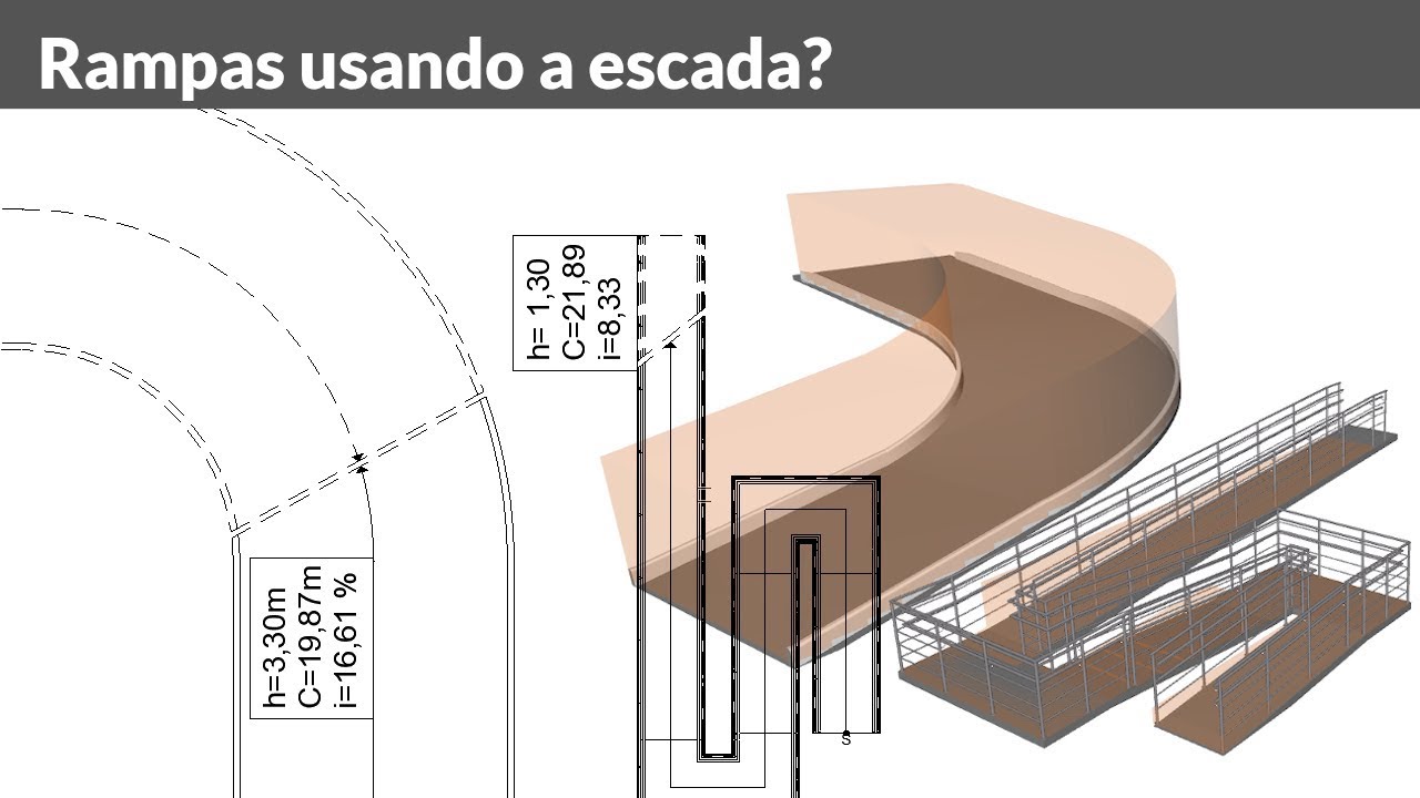 Modelando rampas com a ferramenta Escada - ARCHICAD 21+