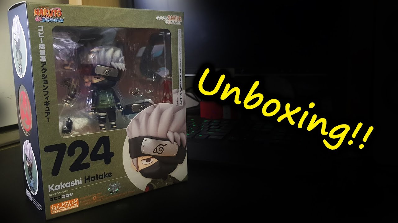 Nendoroid Naruto Shippuden Kakashi Hatake Unboxing