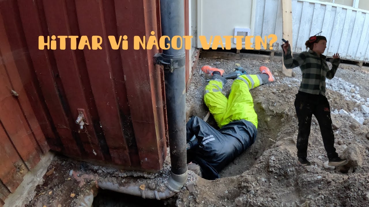 Hittar vi n&aring;got vatten? Husrenovering del 3