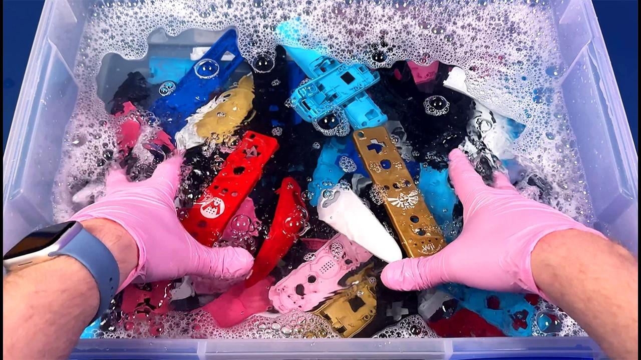 Cleaning a PILE of Wii Controllers - How Many Will Work?