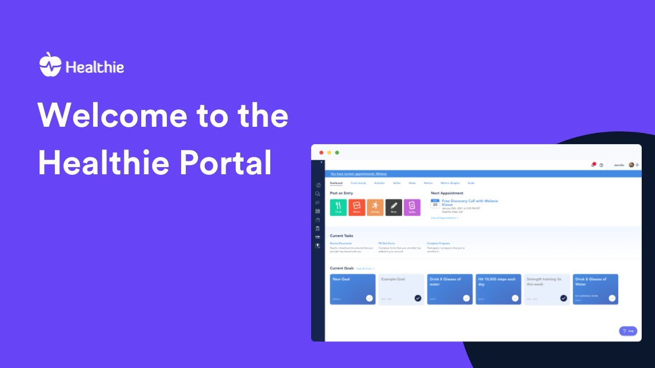 Healthie Patient Portal & Healthcare App Overview (for Clients) | Healthie