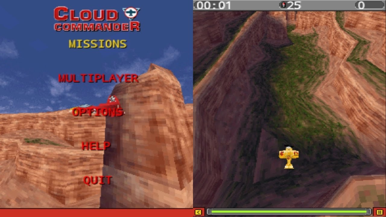 Cloud Commander - Прохождение Java/I-Mode игры