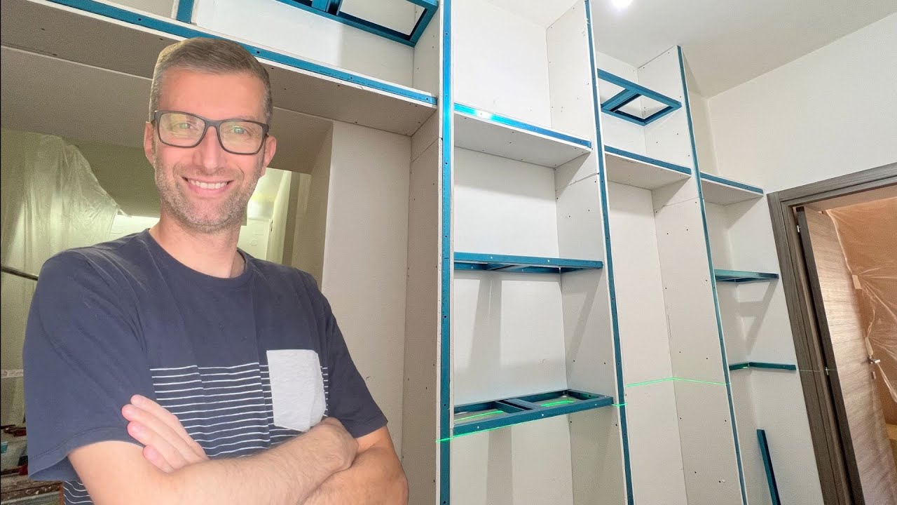 Libreria in Cartongesso || Fai da te