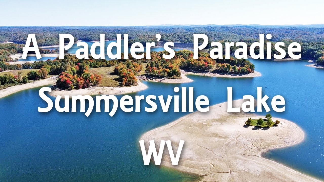 Kayaking Summersville Lake, West Virginia