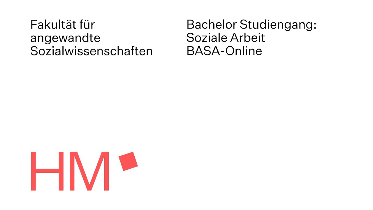 Bachelor Studiengang: Soziale Arbeit BASA-Online | Hochschule München