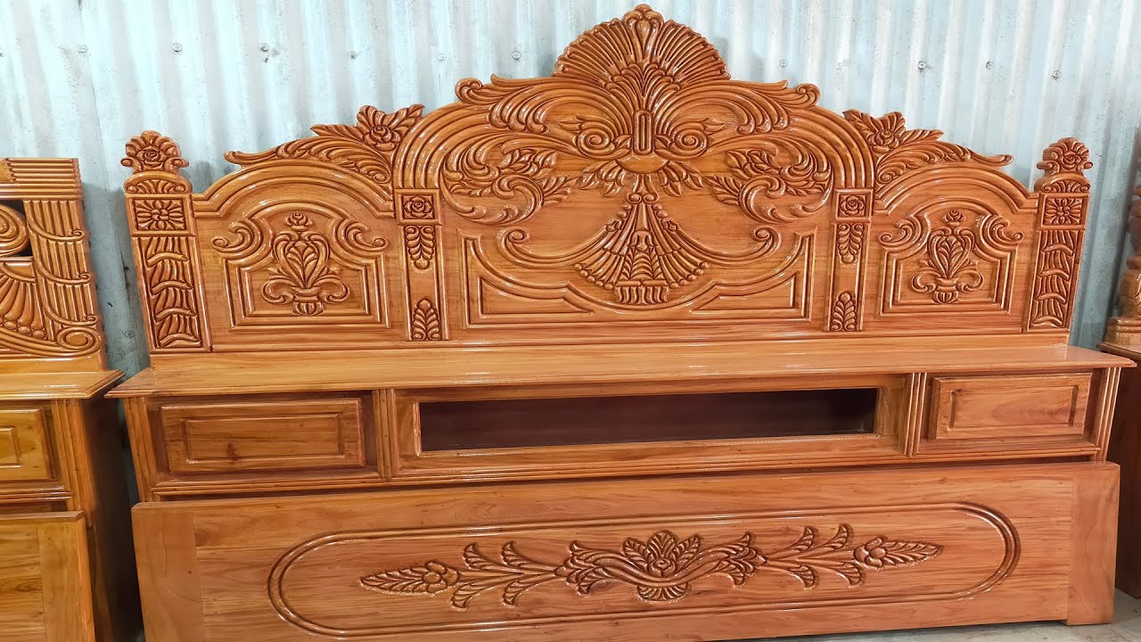 wonderful Wooden bed Design Item | Completely Different bed Design//wood design art
