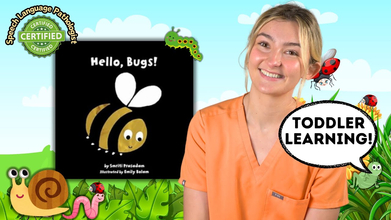 Teach Your Toddler First Words | Calm Language Learning: Hi, Bye, Animals & Colors