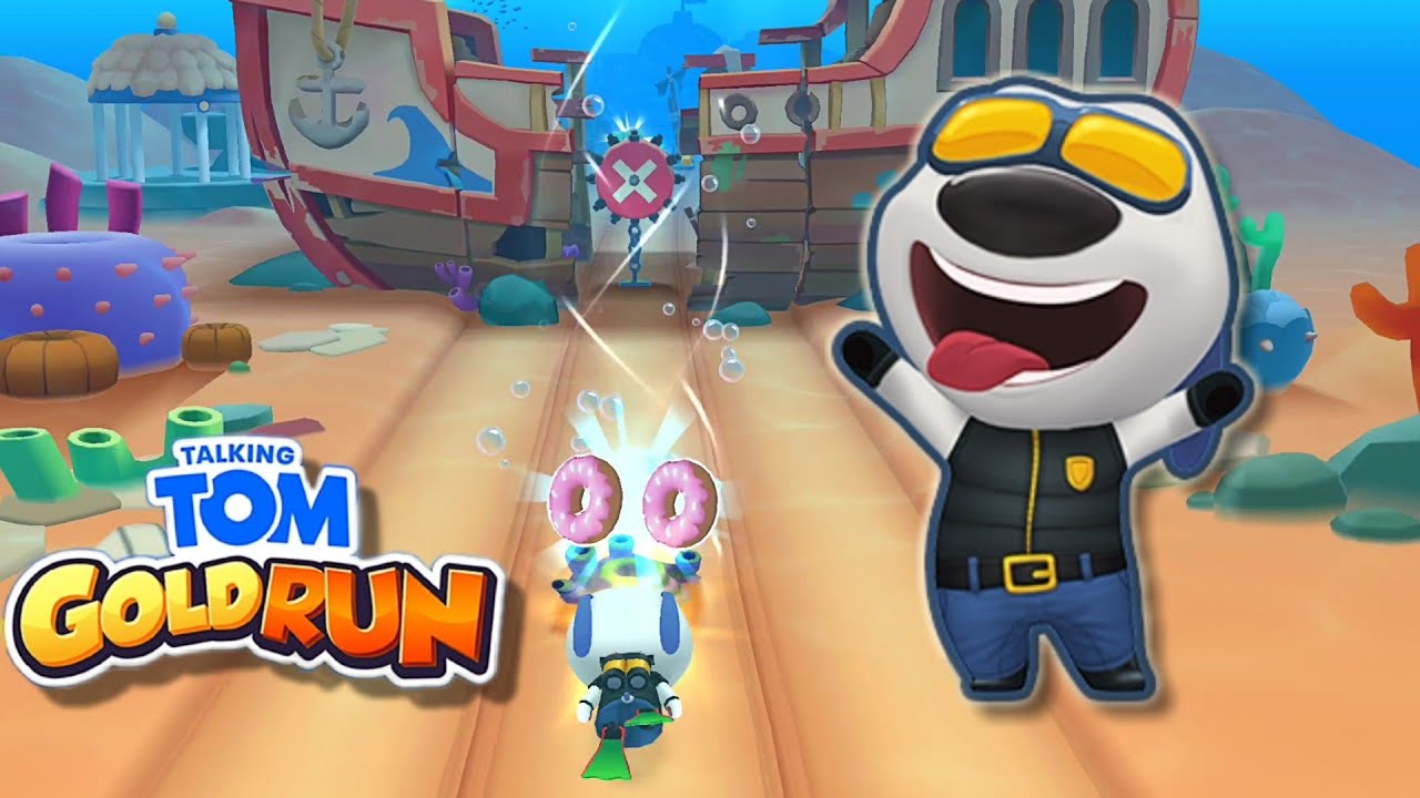 Talking Tom Gold Run Deputy Hank Cops and Robbers Event in Venice Canals