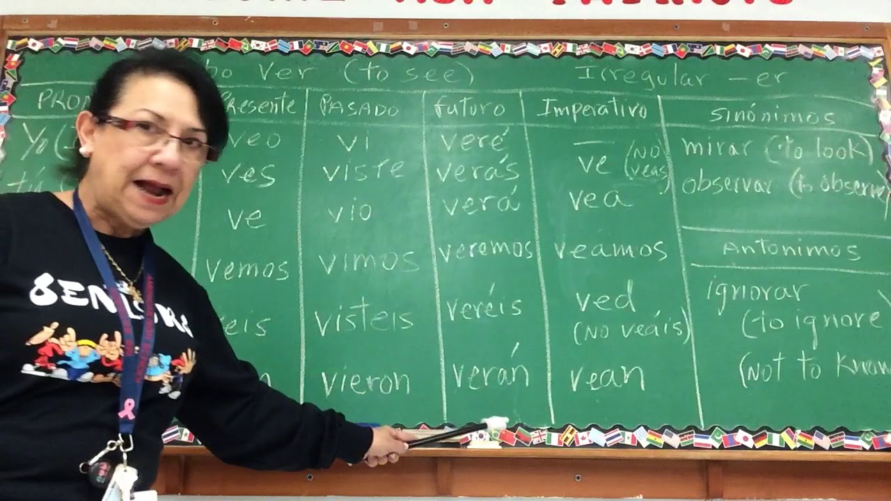 Verbo ver - conjugación - to see