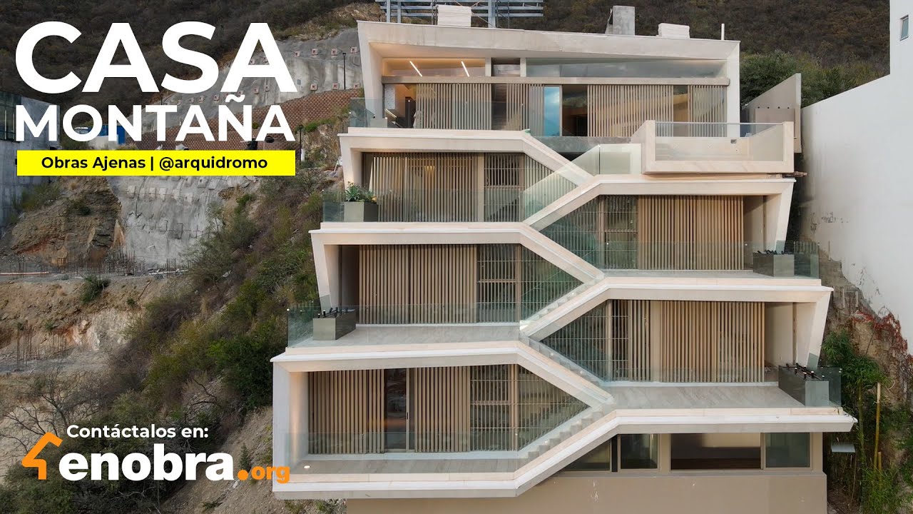 CASA EN LA MONTAÑA | Una CASA con PENDIENTE de 20 METROS | Obras Ajenas | @Arquidromo