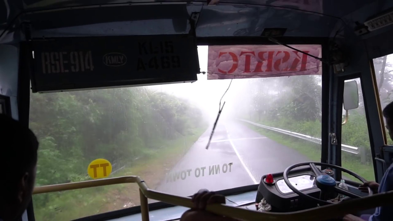 KSRTC Kottayam-kumily  TTFP at Peerumedu , KK Road