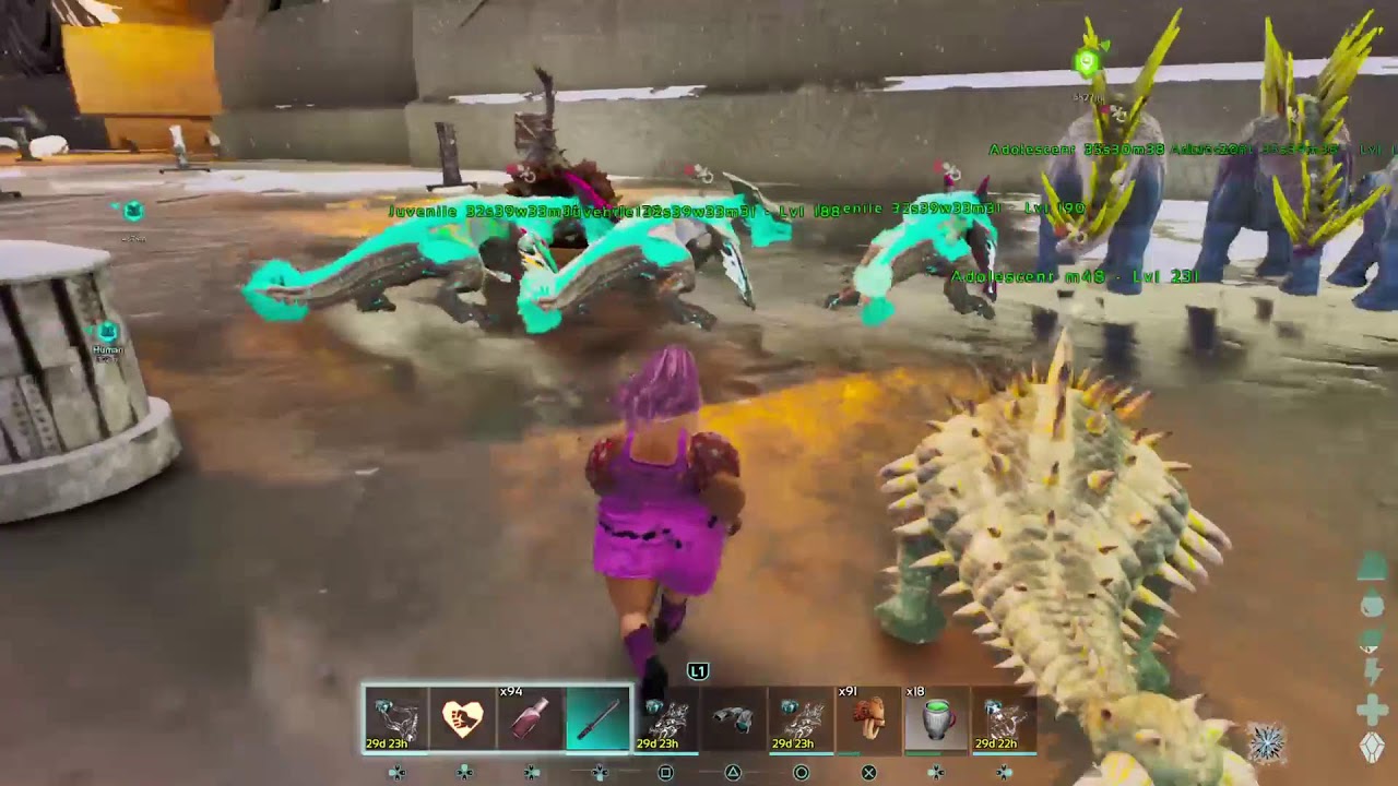 『#ARK #ASA』バレンタインイベントスタート～オシドン&クライオロフォのイベカラが欲しい～