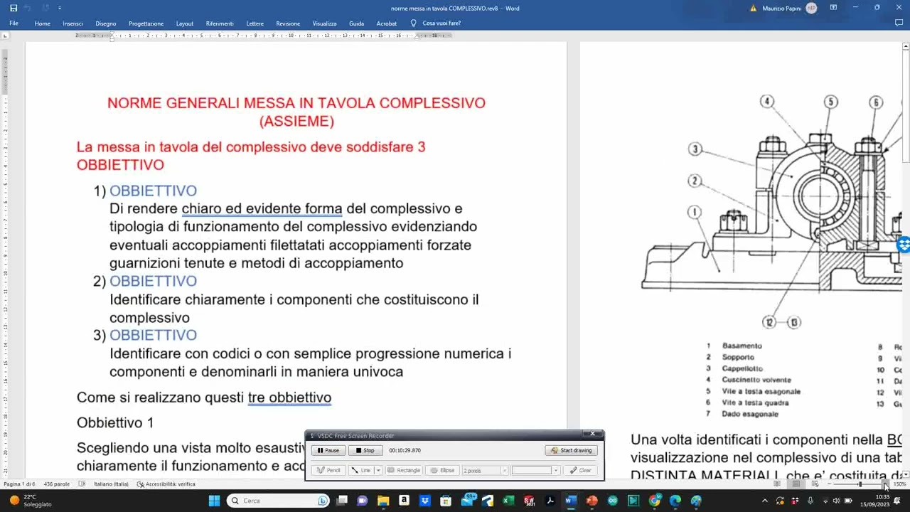 INTRODUZIONE ALLE REGOLE DEL DISEGNO TECNICO 1 LEZIONE