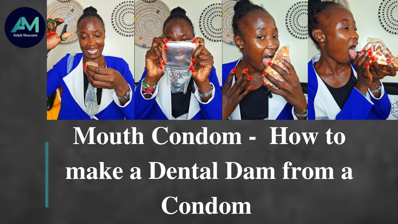 Mouth Condom | How to Make a Dental Dam from a Condom |How to use a Dental Dam