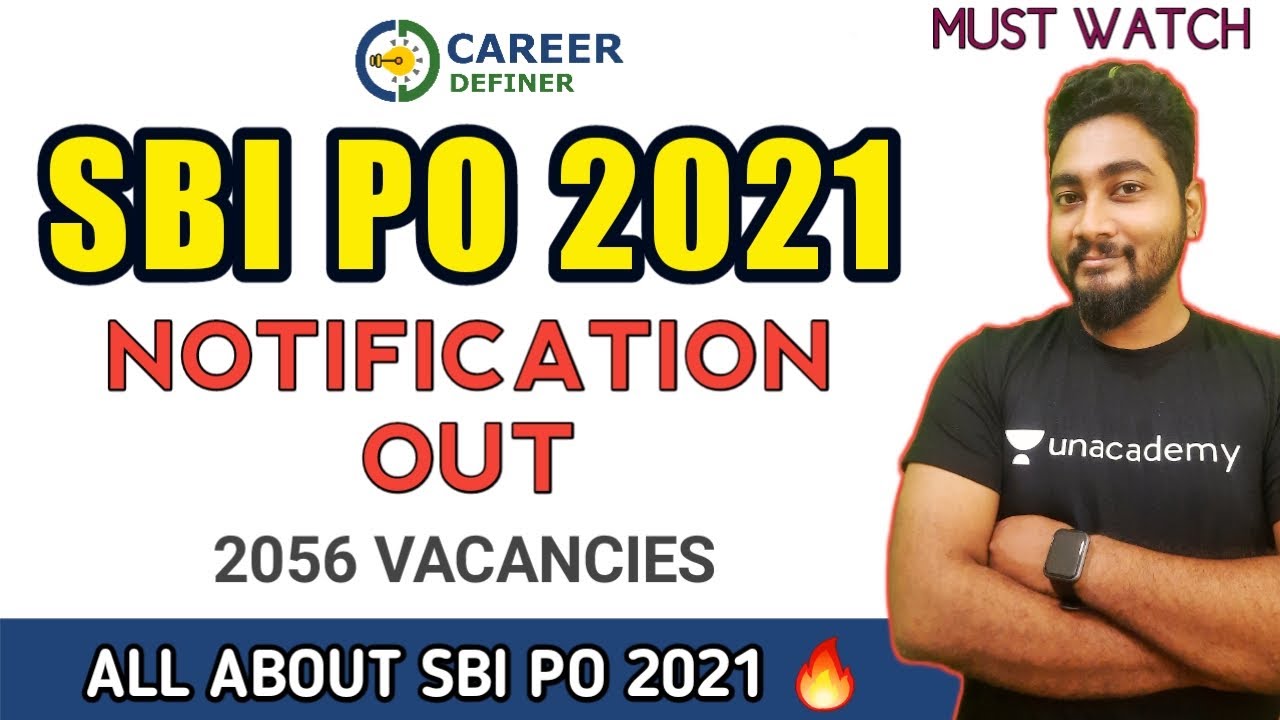 SBI PO 2021 NOTIFICATION OUT | 2056 VACANCIES | EXAM on November | PDF Link in Description |