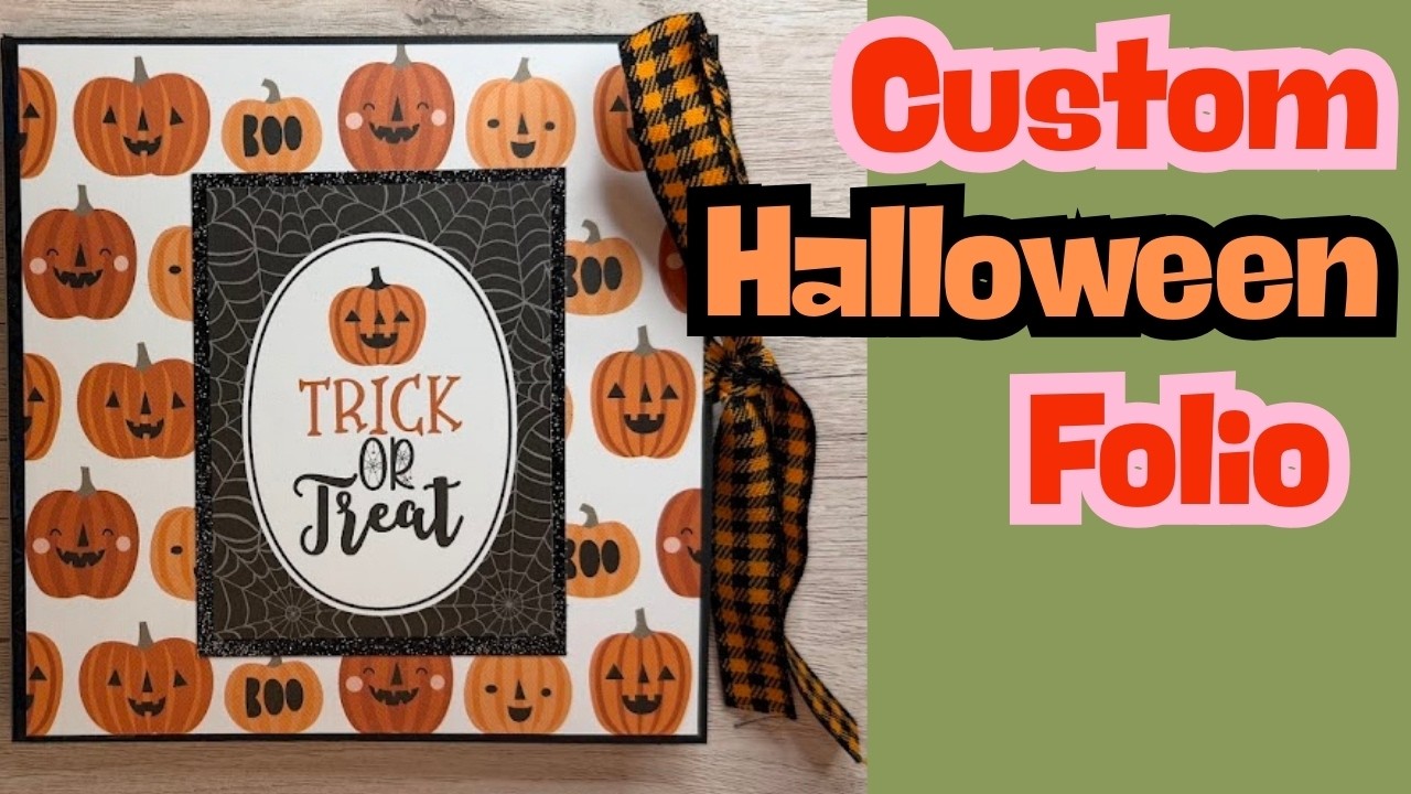 🎃🖤Custom Halloween Folio | Echo Park Spooktacular | Project Share