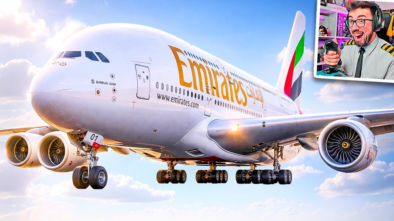 PILOTANDO EL AVIÓN DE PASAJEROS MÁS GRANDE DEL MUNDO 😱