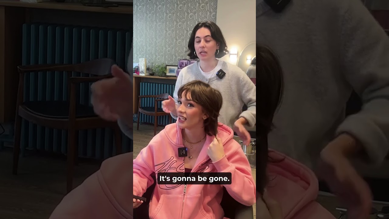 I cut ALLLL of her hair OFF??!!!?! PIXIE HAIRCUT