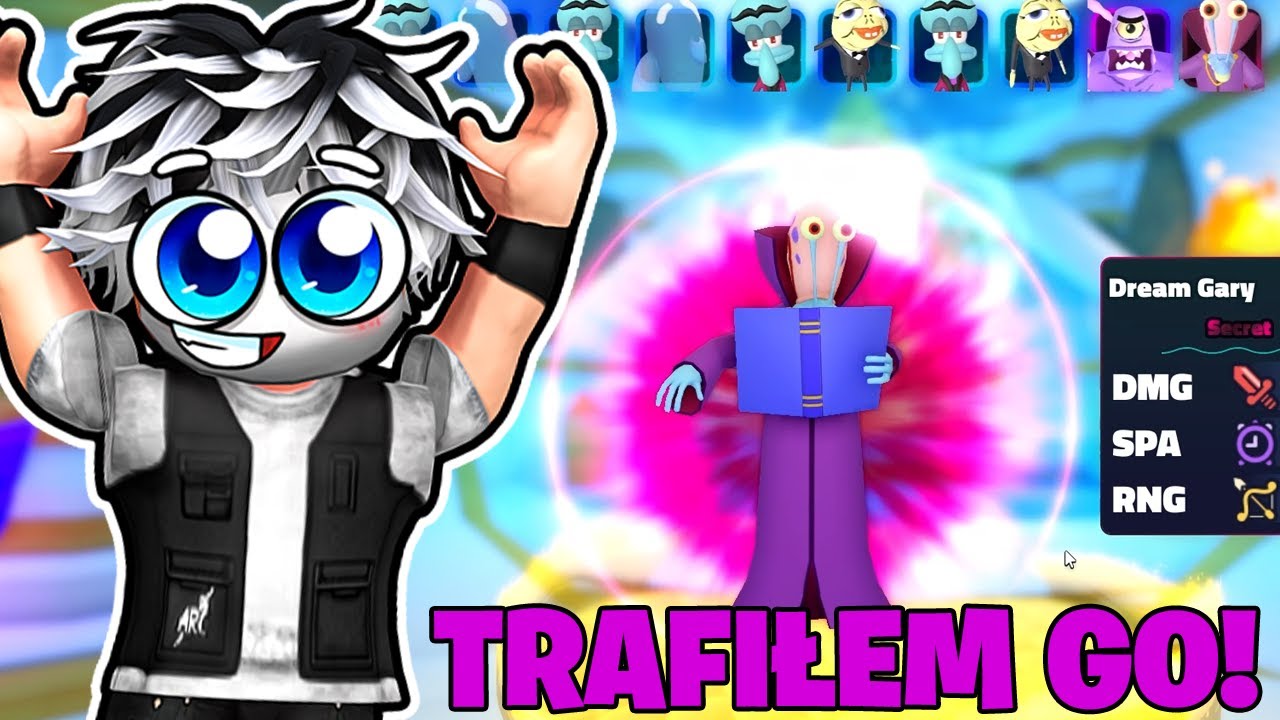 TRAFIŁEM MOJEGO PIERWSZEGO SECRETA W SPONGEBOB TOWER DEFENSE! *MEGA FART* Roblox