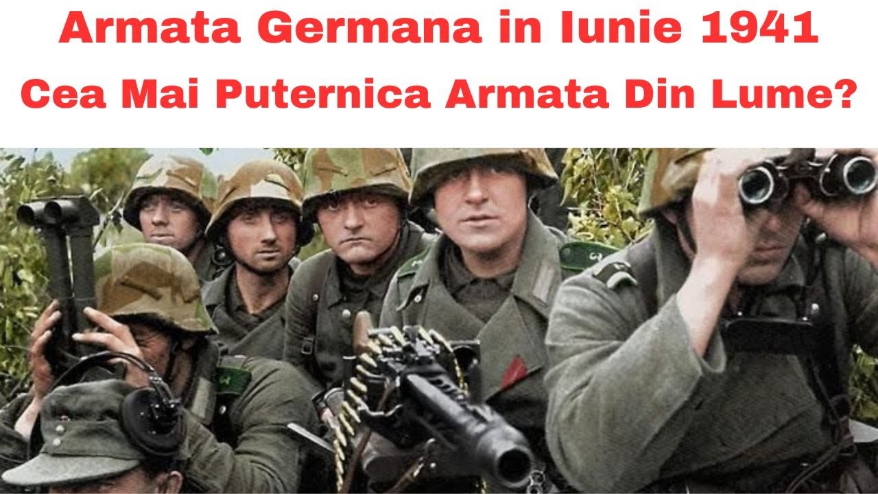 Armata Germana Inaintea Invaziei Uniunii Sovietice - Al Doilea Razboi Mondial