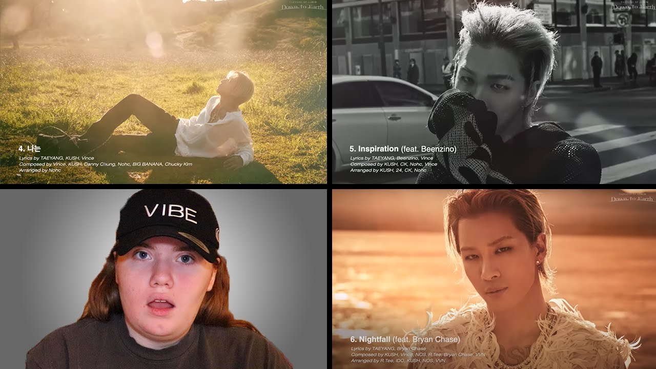 Reacting to Down to Earth Album By TAEYANG! Heaven for my ears!!
