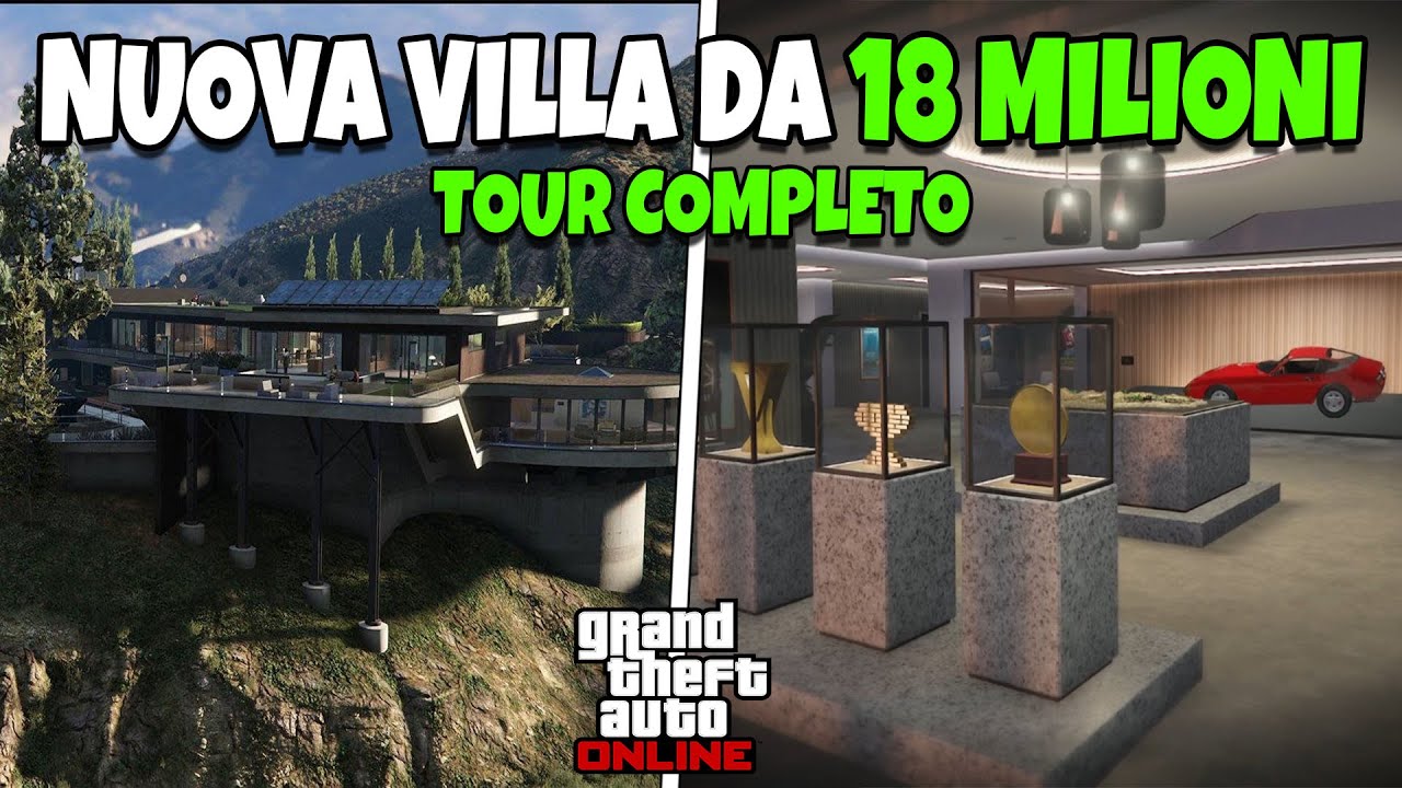 LA MIA NUOVA VILLA DA 18 MILIONI SU GTA ONLINE: TUTTO CIO' CHE POSSIAMO FARE (GUIDA COMPLETA)