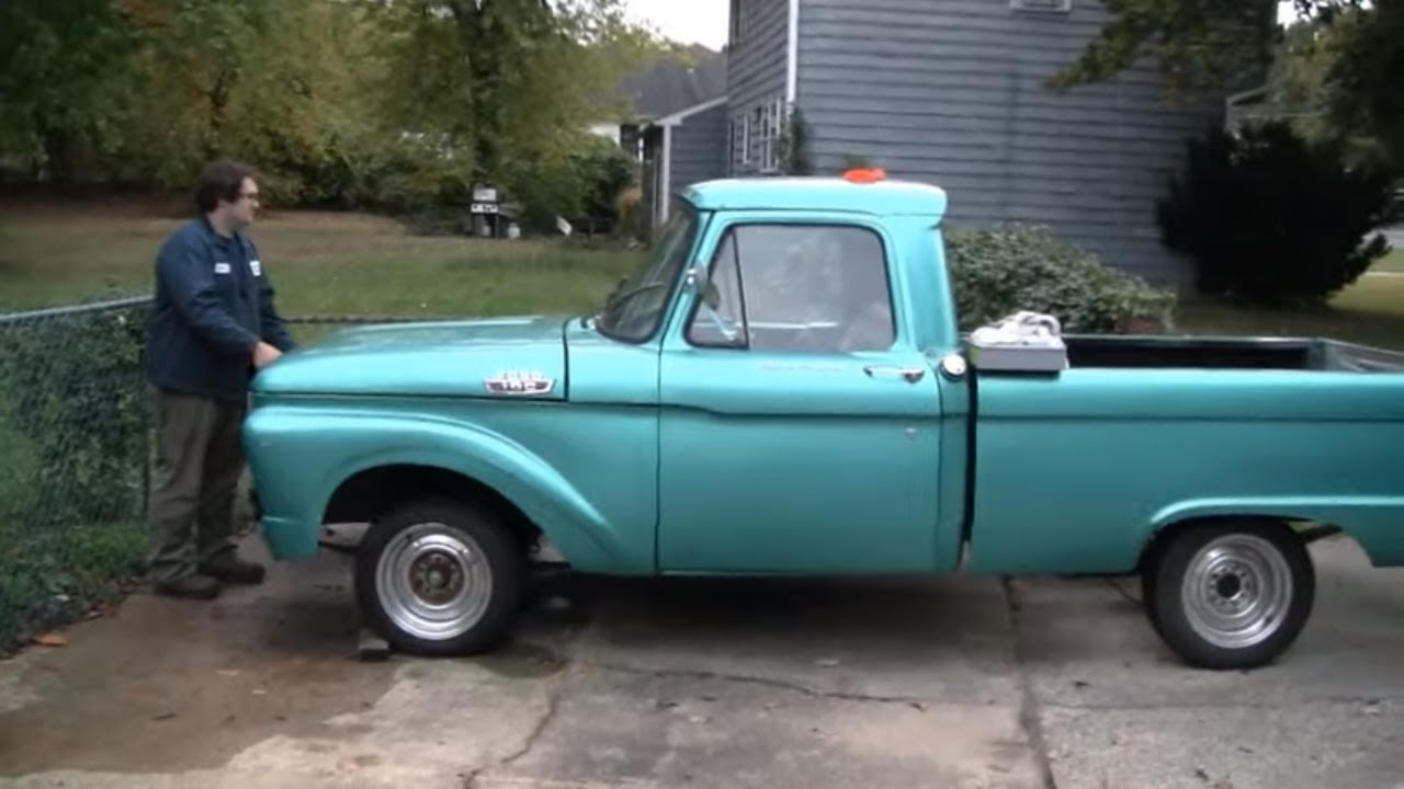 RADIATOR & SUPPORT REMOVAL, RUST REMOVAL (F100 part 28)
