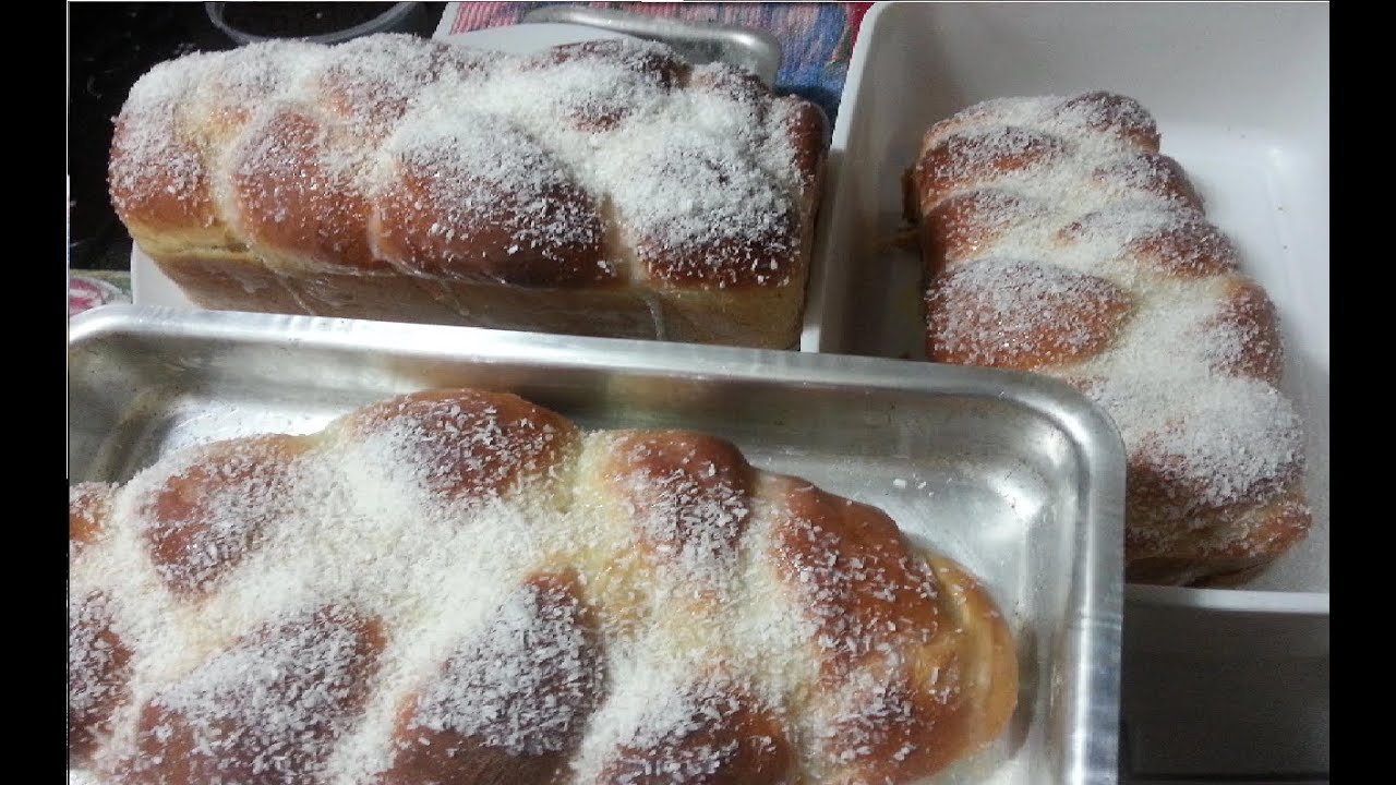 PÃO DOCE CASEIRO COM COCO -COZINHANDO COM A TITA