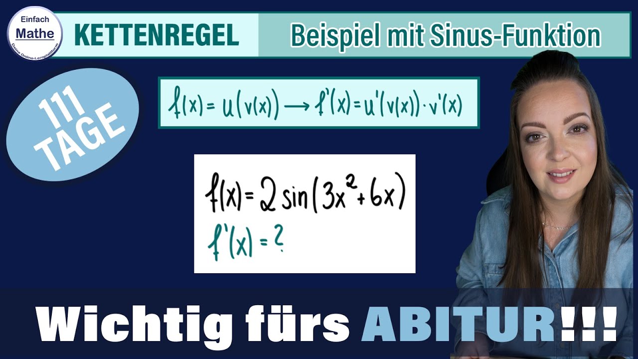 Kettenregel mit sin | sin(x) | ableiten | Ableitung