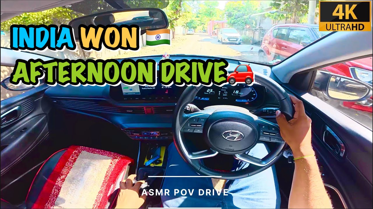 INDIA WON THE MATCH 🇮🇳 | AFTERNOON DRIVE IN SANGLI | POV i20 #indiavsengland 