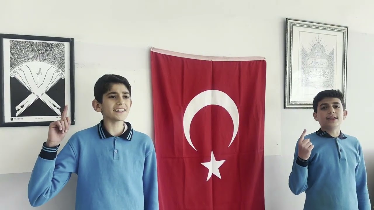 Fevzi Çakmak Anadolu İmam Hatip Lisesi İstiklal Marşı Okuyor
