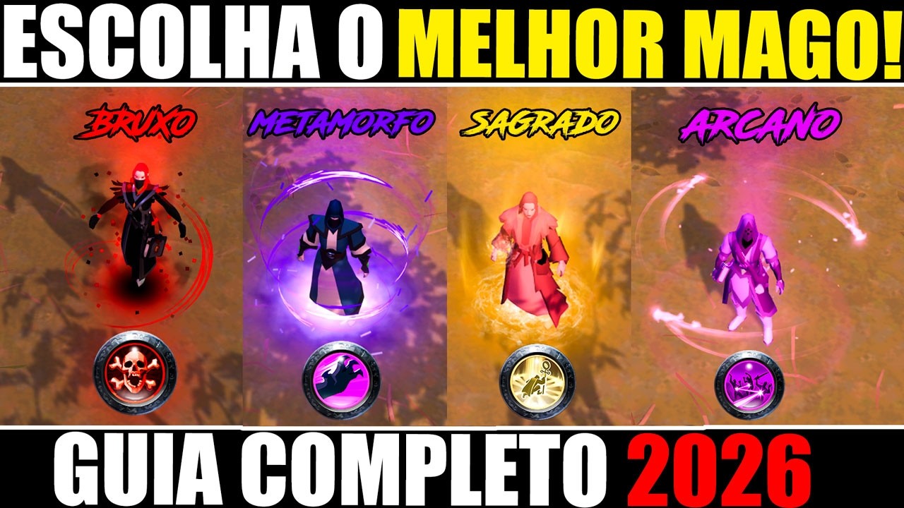 🧙‍♂️ TUDO SOBRE MAGOS!! Qual é o MELHOR MAGO em 2026🔮 - Albion Online