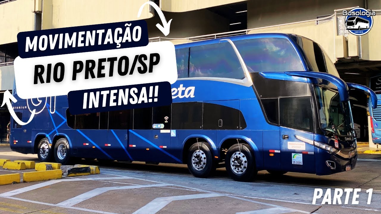 🚌 Movimentação Intensa de Ônibus na Rodoviária de São José do Rio Preto/SP #22 - 01/05/25 - PARTE 1🚍