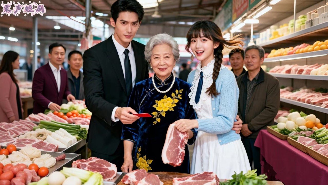 Девушка помогла старушке купить свинину и неожиданно вышла за её внука-CEO! Он влюбился и балует её!