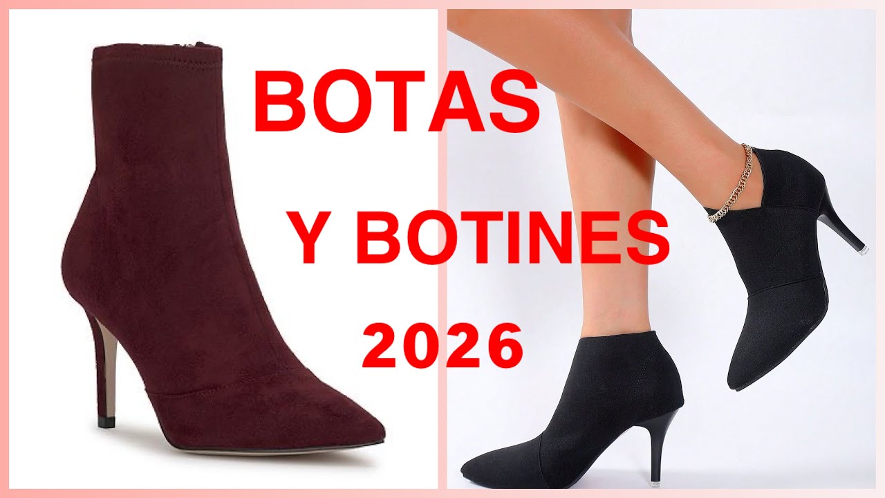 BELAS BOTAS Y BOTINES MODA MUJER 2025/26 TENDENCIAS ELEMENTALES