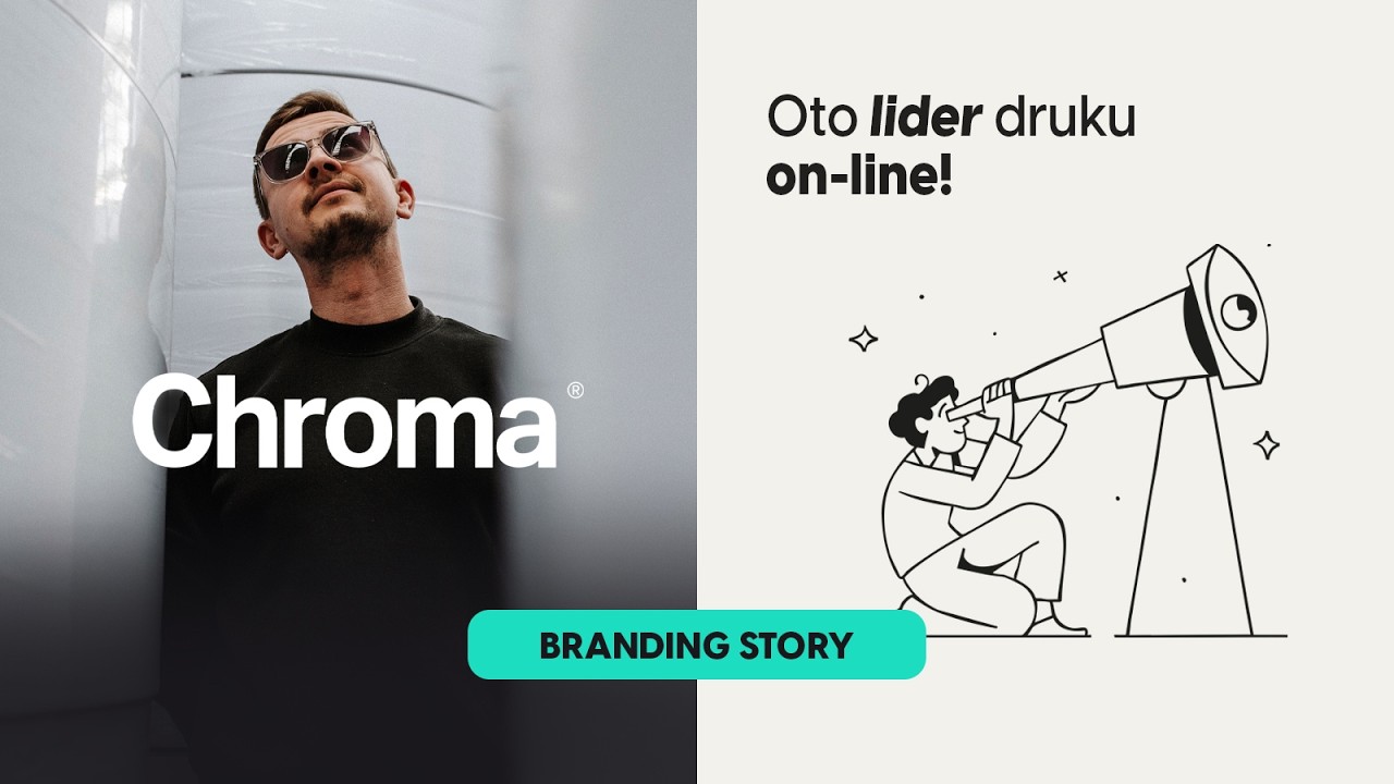 Chroma [Branding Story] - Oto lider druku on-line! #okiemdizajnera