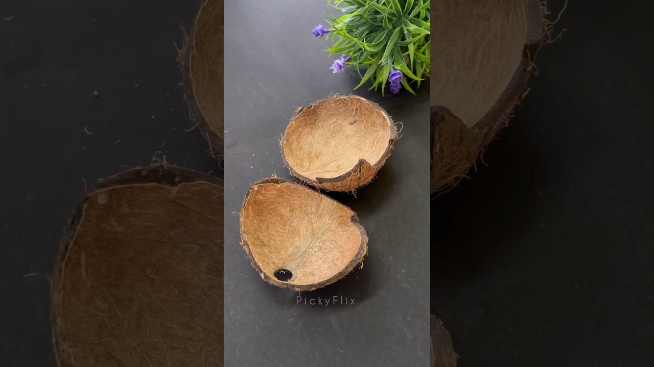DIY Lord Shiva Dhoop Stand using Coconut Shell |Sambrani Stand #shorts #diy #lordshiva #dhoop #craft